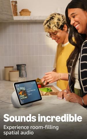 Смарт тонколона Amazon Echo Show 8 30W Wi-Fi Bluetooth (SHOW8G4-WT)