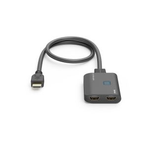 HAMA Сплитер 4K HDMI мъжко - 2 x HDMI женско, черен