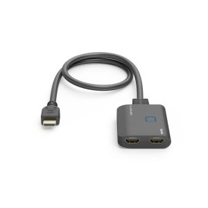 HAMA Сплитер 4K HDMI мъжко - 2 x HDMI женско, черен