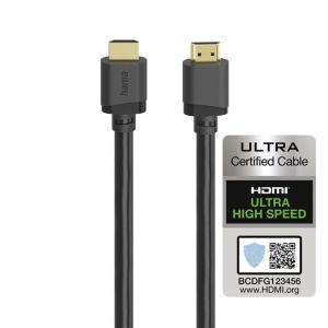 Кабел HDMI - HDMI Ultra HD, 8K, 48 Gbit/s, Ethernet, позл.конектори, 1 м