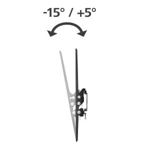 Стенна стойка за TV, Hama TILT, 191 см (75"), до 40 кг, 220812