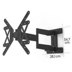 Стойка за телевизор Hama FULLMOTION стенна подвижна 32-65" 50кг VESA 400x400 (00220853)