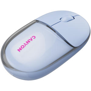 Безжична мишка Canyon OnClick Bluetooth 2.4GHz 1200DPI Синя (CNS-CMSW24BL)