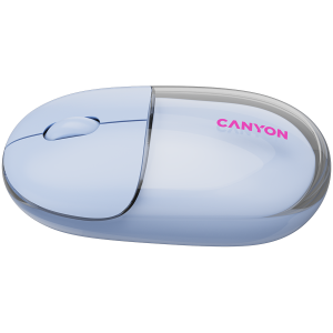 Безжична мишка Canyon OnClick Bluetooth 2.4GHz 1200DPI Синя (CNS-CMSW24BL)