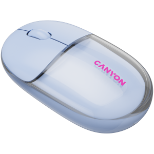 Безжична мишка Canyon OnClick Bluetooth 2.4GHz 1200DPI Синя (CNS-CMSW24BL)