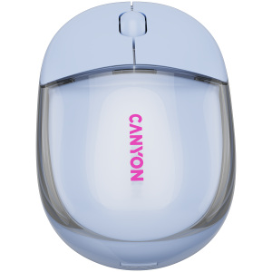 Безжична мишка Canyon OnClick Bluetooth 2.4GHz 1200DPI Синя (CNS-CMSW24BL)