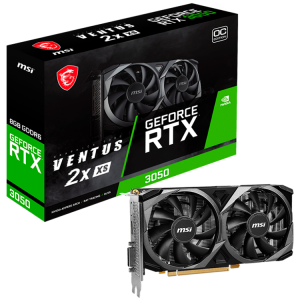 Видеокарта MSI Ventus 2X GeForce RTX 3050 8GB GDDR6 (912-V809-4287)
