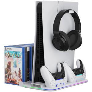 CANYON cooling stand CS-51 RGB PS5 Slim/DE Charge White