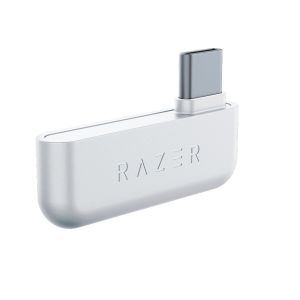 Razer Barracuda X Mercury White Wireless Multi-platform Gaming and Mobile Headset, Razer TriForce 40mm Drivers, Detachable HyperClear Cardioid Mic, Ultra-soft FlowKnit mem foam, 7.1 audio, 50hrs, Dual Wireless, Type-C, Compt PC, PlSt, MD, Ad, iOs