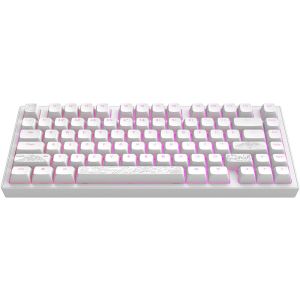 Геймърскa механична клавиатура Dark Project ALU81A Terra Nostra White RGB