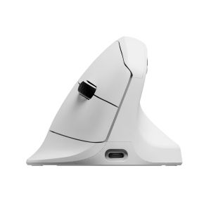 Ергономична мишка Keychron M5 Wireless 8K - White