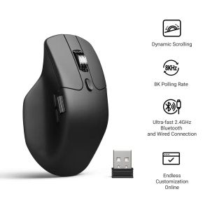 Безжична мишка Keychron M6S-A23 8000Hz - Black