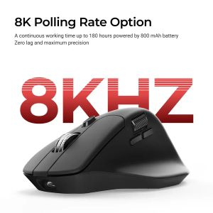 Безжична мишка Keychron M6S-A23 8000Hz - Black
