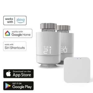 Hama WLAN Heating Control, 2 x Smart Radiator Thermostats, 176662