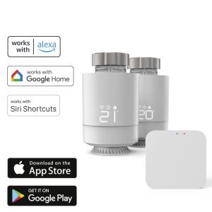 Hama WLAN Heating Control, 2 x Smart Radiator Thermostats, 176662