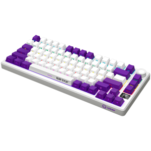 LORGAR KBP7075W, Wireless 75% Mechanical Gaming Keyboard Pro, White, EN layout