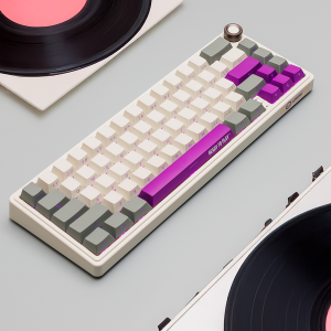 LORGAR KBP70MW, Wireless 65% Mechanical Gaming Keyboard Pro, Beige, EN layout