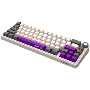 LORGAR KBP70MW, Wireless 65% Mechanical Gaming Keyboard Pro, Beige, EN layout