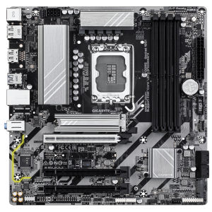 Дънна платка GIGABYTE B860M DS3H, LGA 1851