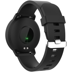 CANYON Lollypop SW-63, Smart watch, 1.3inches IPS full touch screen, Round watch, IP68 waterproof, multi-sport mode, BT5.0, compatibility with iOS and android, black, Host: 25.2*42.5*10.7mm, Strap: 20*250mm, 45g