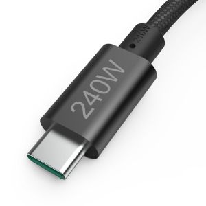 Кабел за зареждане Hama, USB-C - USB-C, 240 W, USB 3.2 Gen1, 201702