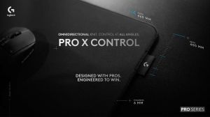 Геймърски пад Logitech Pro X Control 400x460 mm - Черен