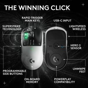 Геймърска мишка Logitech G Pro X2 Superstrike
