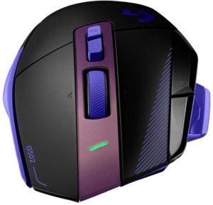 Геймърска безжична мишка Logitech G502 X Plus Lightsync RGB - Dark Lilac
