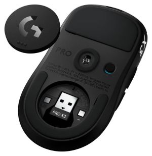 Геймърска мишка Logitech G Pro X3 Superstrike - Midnight Black