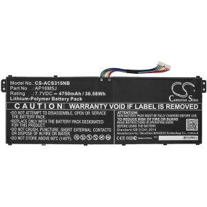 Батерия  за лаптоп ACER AP16M5J  Aspire 3 A315-21 LIPo 7,7v 4750mA Cameron Sino