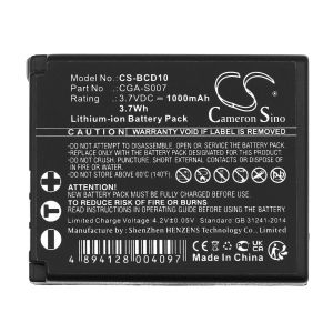 Батерия за фотоапарат Cameron Sino DMW-BCD10 1000mAh 3.7V (CS-BCD10)