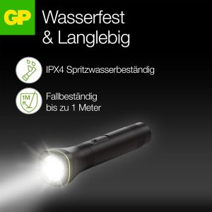 Фенер Gp Batteries 70lm 2xAA водоустойчив (GP-F-C107B)
