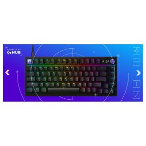 Геймърска механична клавиатура Logitech G316 X 75 - Hot-Swappable Tactile Switch - Черен