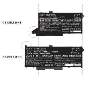 Батерия  за лаптоп DELL Latitude 14 5420, Latitude 15 5520, Precision 15 3560 LiPo  15.2V 4100mAh CAMERON SINO