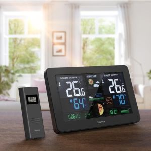 HAMA Електронна метеостанция "Premium", цветен LED дисплей