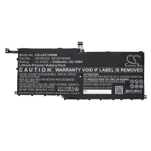 Батерия за лаптоп LENOVO ThinkPad X1 20FBS0L900, ThinkPad X1 Yoga 20FQA04TAU, 00HW028 LiPo 15.2V 3300 mAh CAMERON SINO