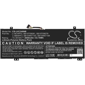 Батерия за лаптоп LENOVO IdeaPad C340-14API  L18C4PF3 15.36V 2850mAh LiPo CAMERON SINO