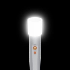 HAMA LED Фенер FL350-C, презареждащ се, алуминиев, 4 режима + SOS