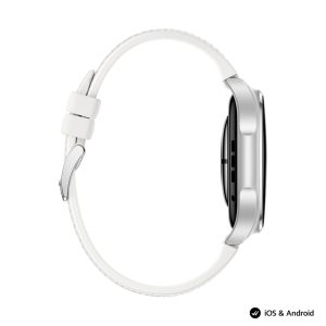 Часовник Huawei Watch 6, Leib-L19L, White, 42.3 mm, 1.38-inch LTPO OLED color screen, 2.4 GHz, BT5.0 and BR+BLE, 64 GB; RAM 2GB, 4G LTE FDD, IP68, IP69, 5ATM, 40-meter diving grade waterproof, NFC, Batt 3 days, 540 mAh + Huawei FreeBuds 7i Conch-T010 Whit