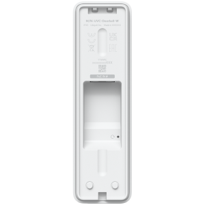 Ubiquiti Doorbell Lite - Compact PoE video doorbell with two-way audio and versatile mounting options, white.