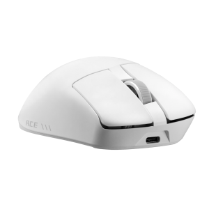 Геймърска безжична мишка ASUS ROG Gladius IV Ace - Бял