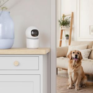 HAMA Wi-Fi камера, за закрити помещения, записваща, въртяща се, бяла