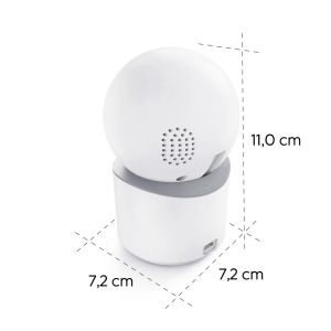 HAMA Wi-Fi камера, за закрити помещения, записваща, въртяща се, бяла