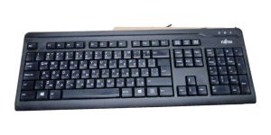 Реновирана клавиатура Fujitsu KB410 с БДС USB Black
