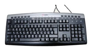 Реновирана клавиатура Labtec 867572 арабска подредба PS/2 Silver/Black