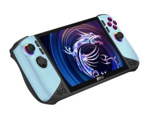 Игрова конзола MSI Claw 8 AI+ A2VM-261GR - 8" IPS FHD+(1920x1200) 120Hz VRR, Intel Core Ultra 7 258V, 32GB LPDDR5x, 1TB SSD, Win 11 Home - Glacier Blue Edition