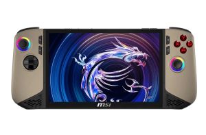 Игрова конзола MSI Claw 8 AI+ A2VM-066GR - 8" IPS FHD+(1920x1200) 120Hz VRR, Intel Core Ultra 7 258V, 32GB LPDDR5x, 1TB SSD, Win 11 Home - Sandstorm