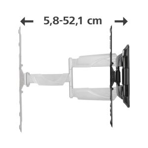 Hama TV Wall Bracket, Swivel, Tilt, 165 cm (65"), 220828