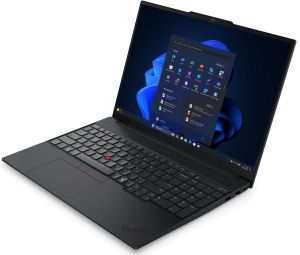 Лаптоп Lenovo ThinkPad E16 G3 - 16" IPS WUXGA (1920x1200), Intel Core Ultra 7 255H, 16C (up to 5.1GHz, 24MB), 32GB DDR5-5600, 1TB SSD
