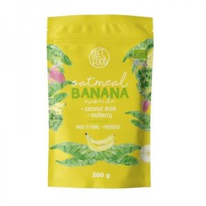 Diet Food Био овесени ядки с банан и пребиотик 200 г